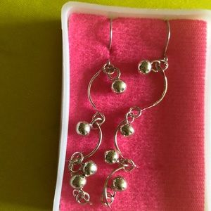 Silver .925 earrings, new